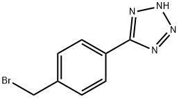 5-(4-BROMOMETHYL-PHENYL)-2H-TETRAZOLE Struktur