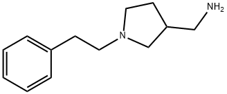 C-(1-PHENETHYL-PYRROLIDIN-3-YL)-METHYLAMINE Struktur