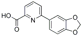 6-(1,3-BENZODIOXOL-5-YL)PYRIDINE-2-CARBOXYLIC ACID Struktur