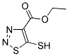 ETHYL 5-MERCAPTO-1,2,3-THIADIAZOLE-4-CARBOXYLATE Struktur