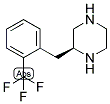 (S)-2-(2-TRIFLUOROMETHYL-BENZYL)-PIPERAZINE Struktur