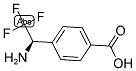 4-((1R)-1-AMINO-2,2,2-TRIFLUOROETHYL)BENZOIC ACID Struktur