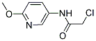 2-CHLORO-N-(6-METHOXYPYRIDIN-3-YL)ACETAMIDE Struktur