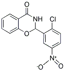 2-(2-CHLORO-5-NITRO-PHENYL)-2,3-DIHYDRO-BENZO[E]-[1,3]OXAZIN-4-ONE Struktur