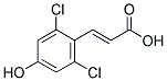 2,6-DICHLORO-4-HYDROXYCINNAMIC ACID Struktur