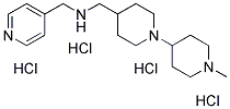 [(1'-METHYL-1,4'-BIPIPERIDIN-4-YL)METHYL]-(PYRIDIN-4-YLMETHYL)AMINE TETRAHYDROCHLORIDE Struktur