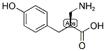 (S)-2-AMINOMETHYL-3-(4-HYDROXY-PHENYL)-PROPIONIC ACID Struktur