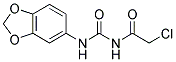 N-[(1,3-BENZODIOXOL-5-YLAMINO)CARBONYL]-2-CHLOROACETAMIDE Struktur