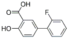 2'-FLUORO-4-HYDROXY[1,1'-BIPHENYL]-3-CARBOXYLIC ACID Struktur