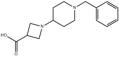 1-(1-BENZYL-PIPERIDIN-4-YL)-AZETIDINE-3-CARBOXYLIC ACID Struktur