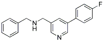 N-BENZYL-1-[5-(4-FLUOROPHENYL)PYRIDIN-3-YL]METHANAMINE Struktur