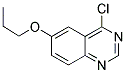 4-CHLORO-6-PROPOXY-QUINAZOLINE Struktur