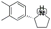 (R)-2-(3,4-DIMETHYLPHENYL)PYRROLIDINE Struktur