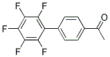 1-(2',3',4',5',6'-PENTAFLUORO[1,1'-BIPHENYL]-4-YL)ETHANONE Struktur