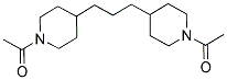 1-(4-[3-(1-ACETYL-PIPERIDIN-4-YL)-PROPYL]-PIPERIDIN-1-YL)-ETHANONE Struktur