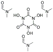 N,N',N''-TRIHYDROXYISOCYANURIC ACID DIMETHYLFORMAMIDE COMPLEX Struktur