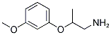 2-(3-METHOXY-PHENOXY)-PROPYLAMINE Struktur