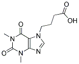 4-(1,3-DIMETHYL-2,6-DIOXO-1,2,3,6-TETRAHYDRO-7H-PURIN-7-YL)BUTANOIC ACID Struktur