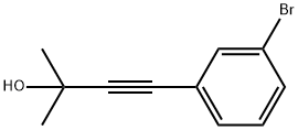 4-(3-BROMOPHENYL)-2-METHYL-3-BUTYN-2-OL Struktur