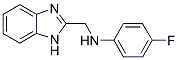 (1H-BENZOIMIDAZOL-2-YLMETHYL)-(4-FLUORO-PHENYL)-AMINE Struktur