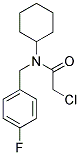 2-CHLORO-N-CYCLOHEXYL-N-(4-FLUOROBENZYL)ACETAMIDE Struktur