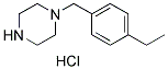 1-(4-ETHYL-BENZYL)-PIPERAZINE HYDROCHLORIDE Struktur