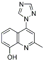 2-METHYL-4-[1,2,4]TRIAZOL-1-YL-QUINOLIN-8-OL Struktur