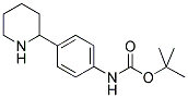 (4-PIPERIDIN-2-YL-PHENYL)-CARBAMIC ACID TERT-BUTYL ESTER Struktur