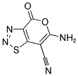 6-AMINO-4-OXO-4H-PYRANO[3,4-D][1,2,3]THIADIAZOLE-7-CARBONITRILE Struktur