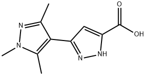 1',3',5'-TRIMETHYL-1H,1'H-[3,4']BIPYRAZOLYL-5-CARBOXYLIC ACID Struktur