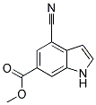 4-CYANO-6-METHYLCARBOXYLATEINDOLE Struktur