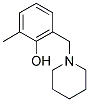 2-METHYL-6-PIPERIDIN-1-YLMETHYL-PHENOL Struktur