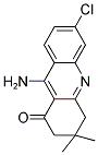 9-AMINO-6-CHLORO-3,3-DIMETHYL-3,4-DIHYDROACRIDIN-1(2H)-ONE Struktur