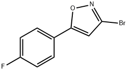 3-BROMO-5-(4-FLUOROPHENYL)ISOXAZOLE Struktur