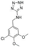 N-(3-CHLORO-4,5-DIMETHOXYBENZYL)-2H-TETRAZOL-5-AMINE Struktur