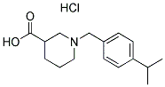 1-(4-ISOPROPYLBENZYL)PIPERIDINE-3-CARBOXYLIC ACID HYDROCHLORIDE Struktur