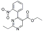 ETHYL-2-ETHYL-4-(2-NITROPHENYL)-5-PYRIMIDINE CARBOXYLATE Struktur