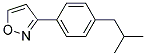 3-(4-ISOBUTYLPHENYL)ISOXAZOLE Struktur