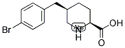 (2S,5R)-5-(4-BROMO-BENZYL)-PIPERIDINE-2-CARBOXYLIC ACID Struktur