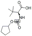 (S)-2-CYCLOPENTYLOXYCARBONYLAMINO-3,3-DIMETHYL-BUTYRIC ACID Struktur