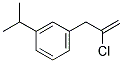 2-CHLORO-3-(3-ISOPROPYLPHENYL)-1-PROPENE Struktur