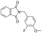 3-FLUORO-4-METHOXYBENZYLPHTHALIMIDE Struktur