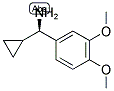 (1R)(3,4-DIMETHOXYPHENYL)CYCLOPROPYLMETHYLAMINE Struktur