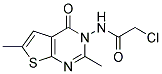 2-CHLORO-N-(2,6-DIMETHYL-4-OXO-4H-THIENO[2,3-D]PYRIMIDIN-3-YL)-ACETAMIDE Struktur