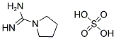 SULFURIC ACID COMPOUND WITH PYRROLIDINE-1-CARBOXIMIDAMIDE (1:1) Struktur