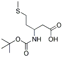 3-TERT-BUTOXYCARBONYLAMINO-5-METHYLSULFANYL-PENTANOIC ACID Struktur