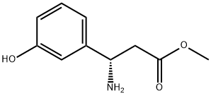 METHYL (3S)-3-AMINO-3-(3-HYDROXYPHENYL)PROPANOATE Struktur