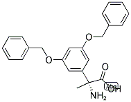 (2R)-2-AMINO-2-[3,5-BIS(PHENYLMETHOXY)PHENYL]PROPANOIC ACID Struktur