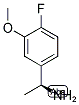 (1S)-1-(4-FLUORO-3-METHOXYPHENYL)ETHYLAMINE Struktur