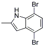 4,7-DIBROMO-2-METHYL-1H-INDOLE Struktur